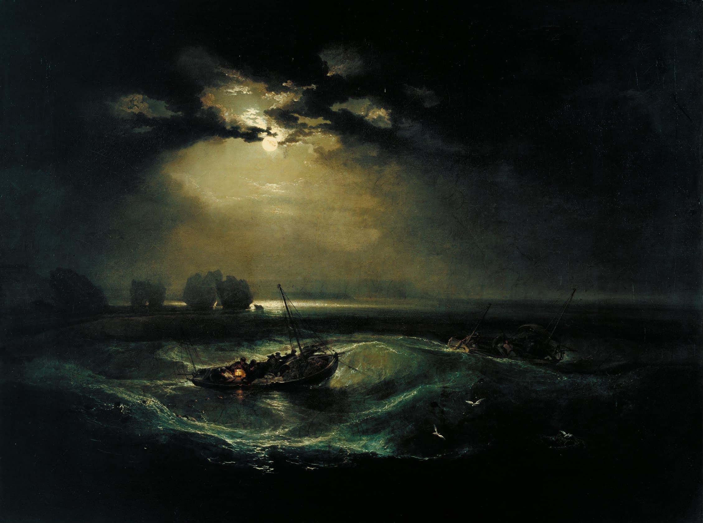 Fishermen at Sea by J.M.W. Turner